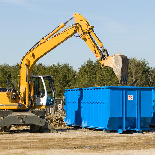 what size residential dumpster rentals are available in Alamillo